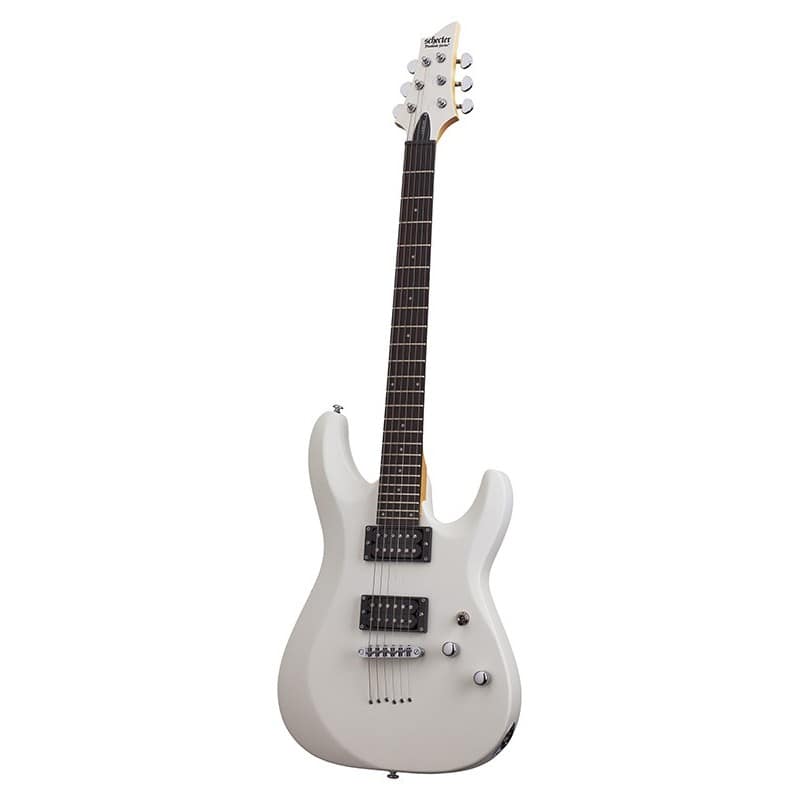 Schecter C-6 Deluxe — Blanc