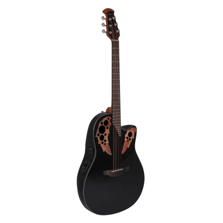 Ovation Celebrity Elite CE44 Mid Cutaway — Noir