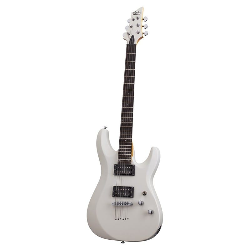 Schecter C-6 Deluxe — Blanc