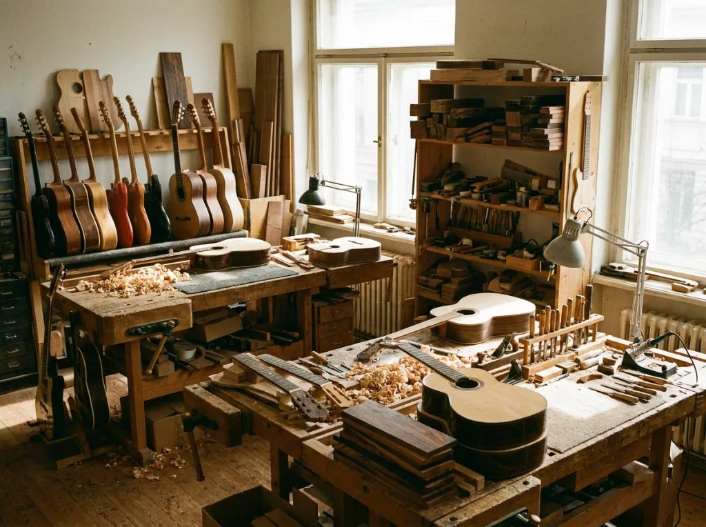 Atelier de lutherie à Brax — fabrication et réparation de guitares